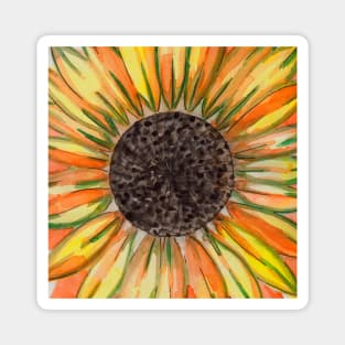 Yellow beautiful sunflower flower Magnet