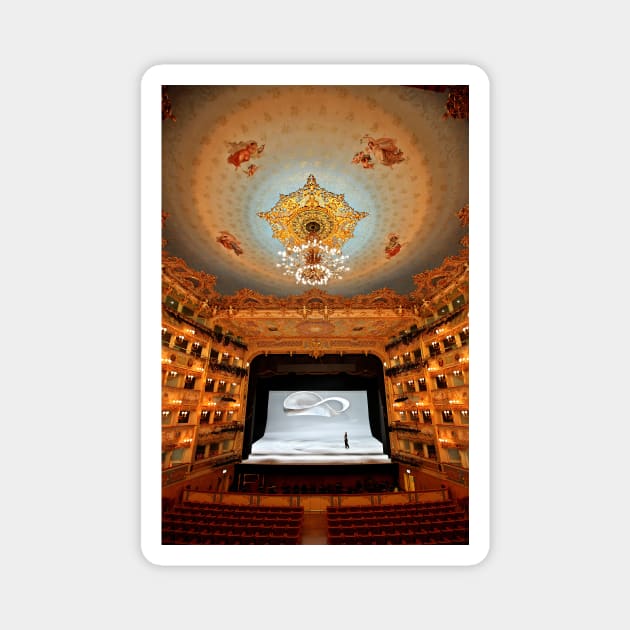 Gran Teatro La Fenice - Venice Magnet by Cretense72