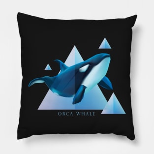 Orca Whale - Beautifully Styled Oceanic Mammal Pillow