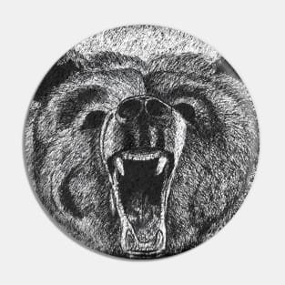 Grizzly Bear Pin