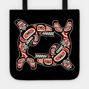 Alaskan Orca Yin-Yang Tote