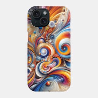 Whirling Waves Phone Case