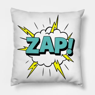 Zap! pop art design Pillow