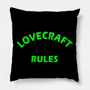 H.P. Lovecraft Rules Pillow