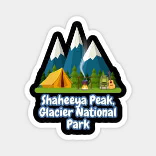 Shaheeya Peak, Glacier National Park Magnet