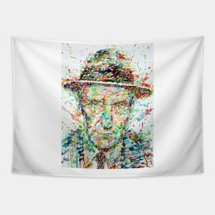 WILLIAM S. BURROUGHS watercolor portrait .5 Tapestry