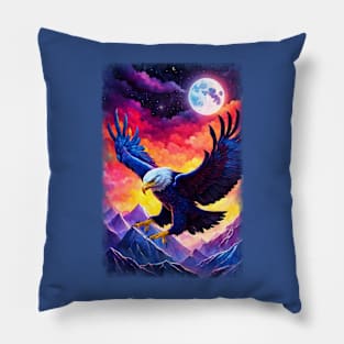 Eagle Moon Pillow