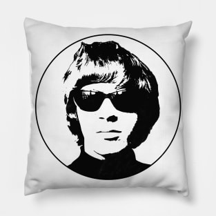 SCOTT WALKER - Legendary singer-songwriter, composer & producer (Black Print) Pillow