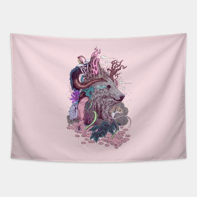 Forest Warden Tapestry by MatMiller