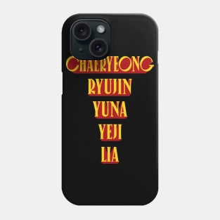 Itzy Not Shy Member Phone Case