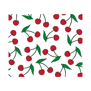 Cherries pattern T-Shirt