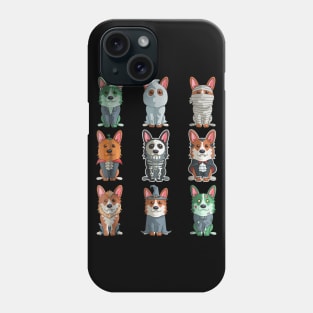 Cute Corgi Halloween T Shirt Funny Halloween Gift Phone Case