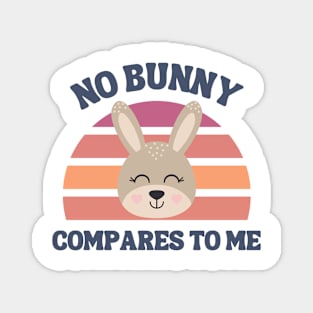 No Bunny Compares to Me - Animal - Kids Shirt & Onesie Magnet