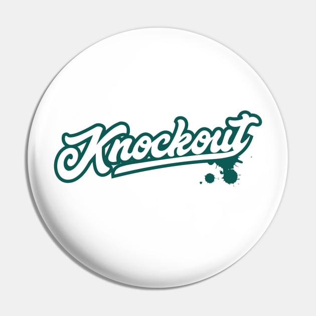 Knockout Splatter Pin by KNOCKOUT FIGHT WEAR