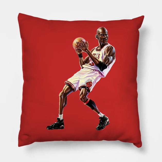 cool jordan style tranparent Pillow by grudjig