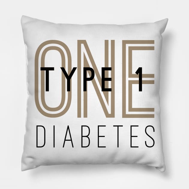 Type 1 Diabetes Pillow by areyoutypeone