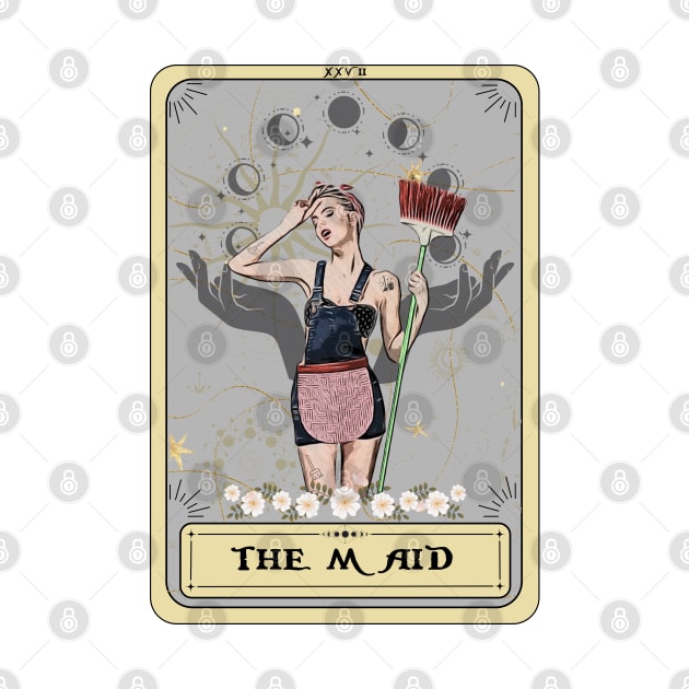 The Maid Tarot Card, Cleaning by AlquimiaDesign