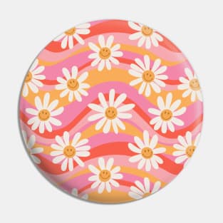 Wavy Daisies Pin