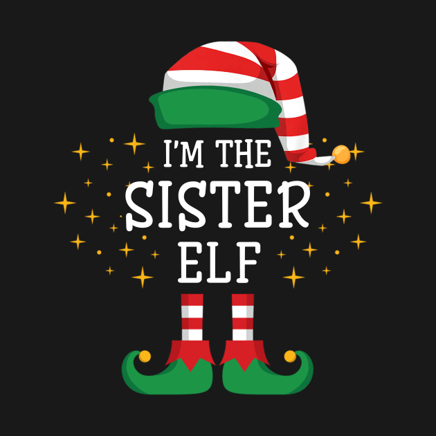 I'm The Sister Elf Matching Family Christmas Pajama by Damsin