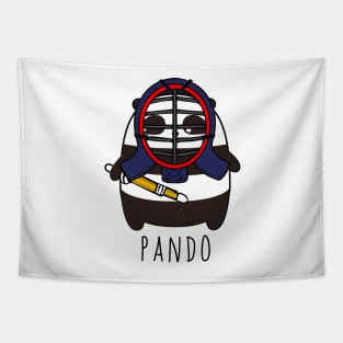 Kendo panda tshirt Tapestry