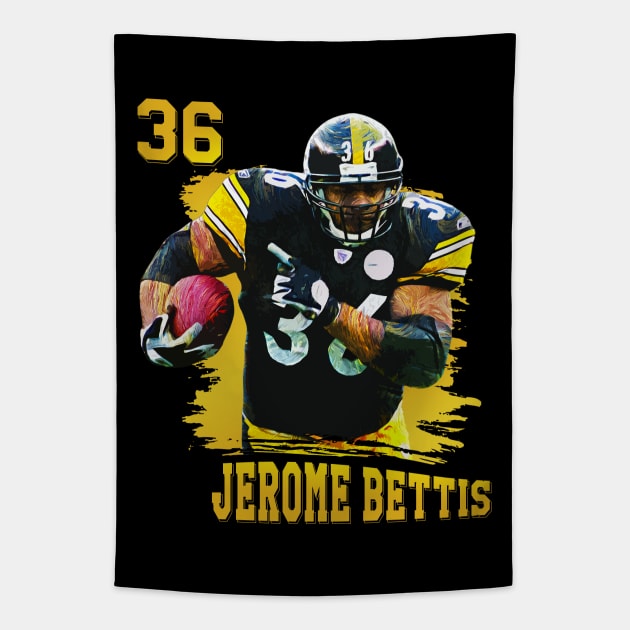 Jerome bettis || 6 Tapestry by Aloenalone