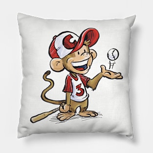 Baseball Monkey Pillow