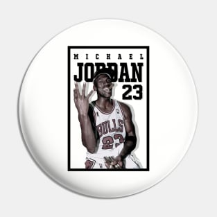 Michael Jordan 23 Legendary Pin