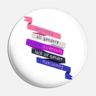 Gender fluid Pin