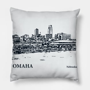 Omaha - Nebraska Pillow