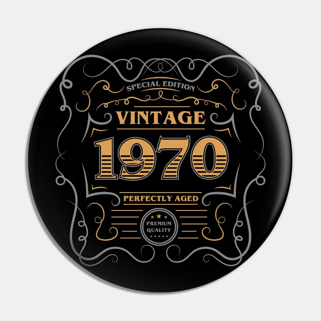 1970 Vintage 50th Birthday Pin by deadright