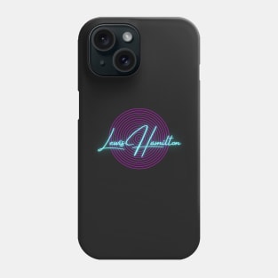 Lewis Hamilton Formula One neon Phone Case