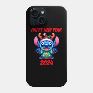 Happy New Year Stitch Phone Case