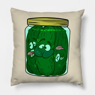 Jar of Drowning Pickles Pillow