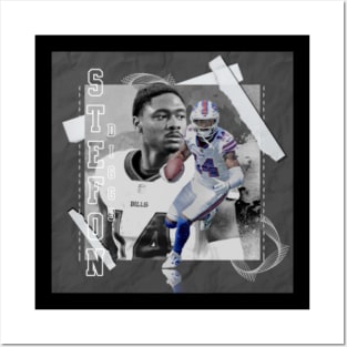 Stefon Diggs Alternate Jersey Poster for Sale by designsheaven