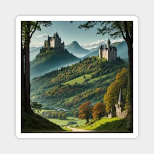 Rival Castles - Fantasy DND Render Magnet