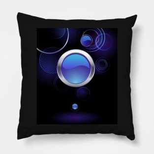 Background with abstract circles Pillow