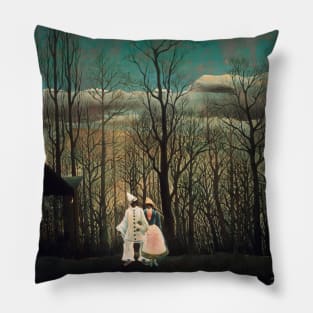 Carnival Evening by Henri Rousseau Pillow