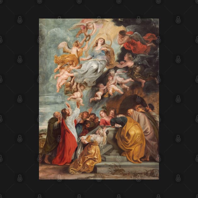 The Assumption of the Virgin - Sir Peter Paul Rubens Painting by maxberube