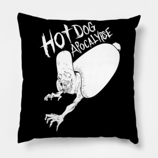 Hot Dog Apocalypse (Dark) Pillow