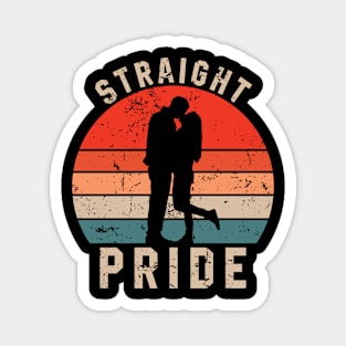 Straight Pride - Say no to LGBT Magnet