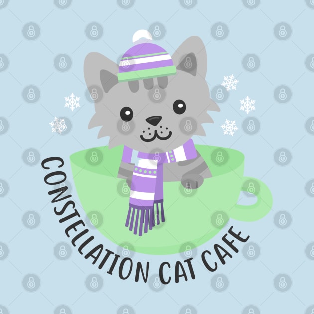 Constellation Cat Cafe: Winter Logo by Constellation Cat Cafe