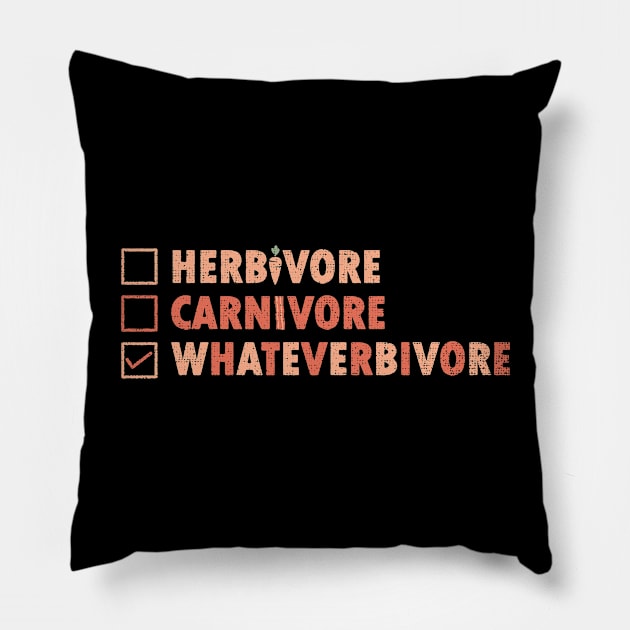 Whateverbivore Pillow by shadyjibes