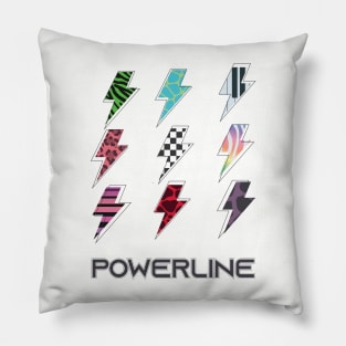 Lighting Bolt Powerline Pillow