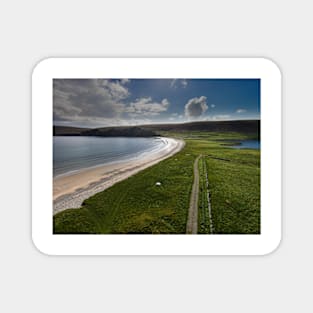 Tresta Beach, Fetlar (8) Magnet