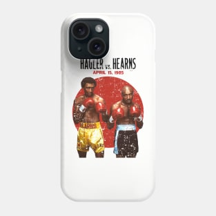 HOT!! Hagler vs Hearns Boxing 1985 Phone Case