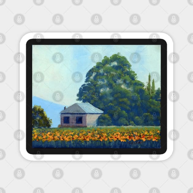 Sunflower Farm - Oil Magnet by pops