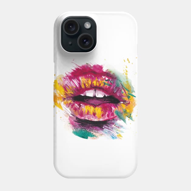 Rainbow Lips Phone Case by xxdoriana