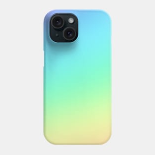 Diagonal Pastel Rainbow Gradient Phone Case