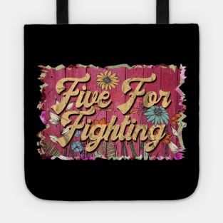 Classic Fighting Personalized Flowers Proud Name Tote