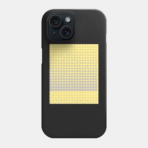 Grey to mellow dotty Phone Case by bywhacky